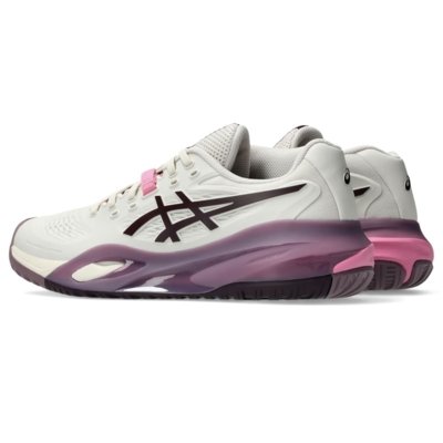 Tênis ASICS Gel-Resolution X - Feminino - Bege/Roxo