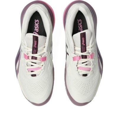 Tênis ASICS Gel-Resolution X - Feminino - Bege/Roxo