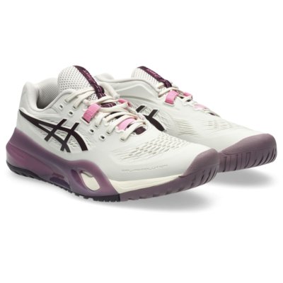 Tênis ASICS Gel-Resolution X - Feminino - Bege/Roxo