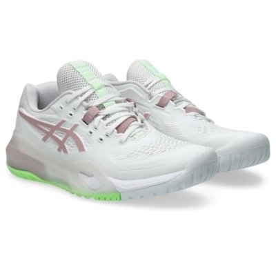 Tênis ASICS Gel-Resolution X - Feminino - Branco/Bege