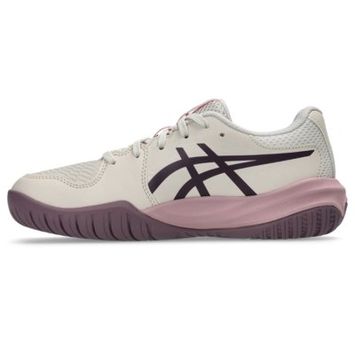 Tênis ASICS Gel-Resolution X Gs - Infantil - Bege/Roxo