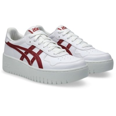 Tênis ASICS Japan S PF - Feminino - Branco/Vermelho