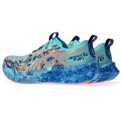 Tênis ASICS Noosa Tri 16 - Feminino - Azul/Rosa