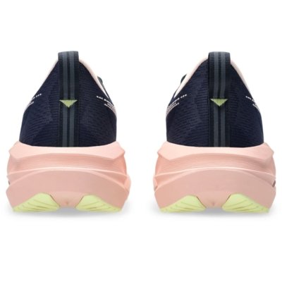 Tênis ASICS Novablast 5 - Feminino - Azul/Rosa
