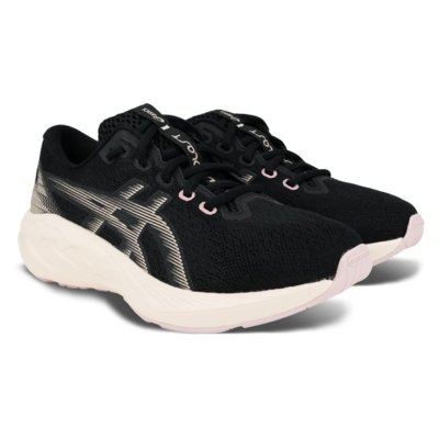 Tênis ASICS Novablast 5 GS - Infantil - Preto/Rosa