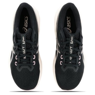 Tênis ASICS Novablast 5 GS - Infantil - Preto/Rosa