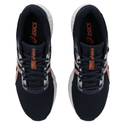 Tênis ASICS Raiden 4 - Masculino - Azul/Laranja