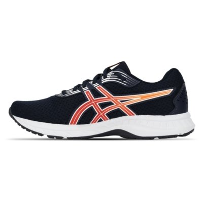 Tênis ASICS Raiden 4 - Masculino - Azul/Laranja