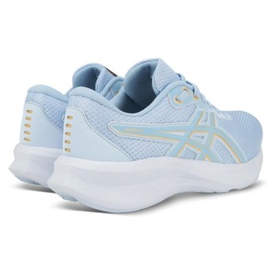 Tênis ASICS Raiden 5 - Feminino - Azul/Dourado