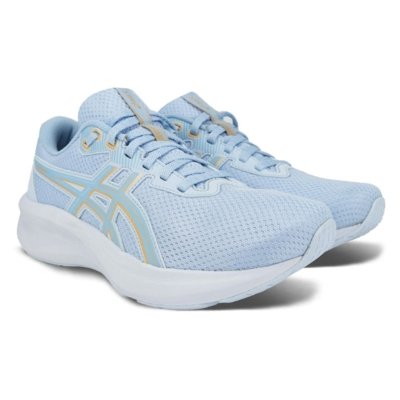 Tênis ASICS Raiden 5 - Feminino - Azul/Dourado