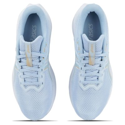 Tênis ASICS Raiden 5 - Feminino - Azul/Dourado