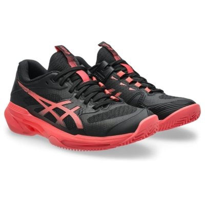Tênis ASICS Solution Speed Ff 4 Saibro - Feminino - Preto/Rosa