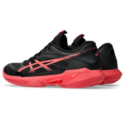 Tênis ASICS Solution Speed Ff 4 Saibro - Feminino - Preto/Rosa