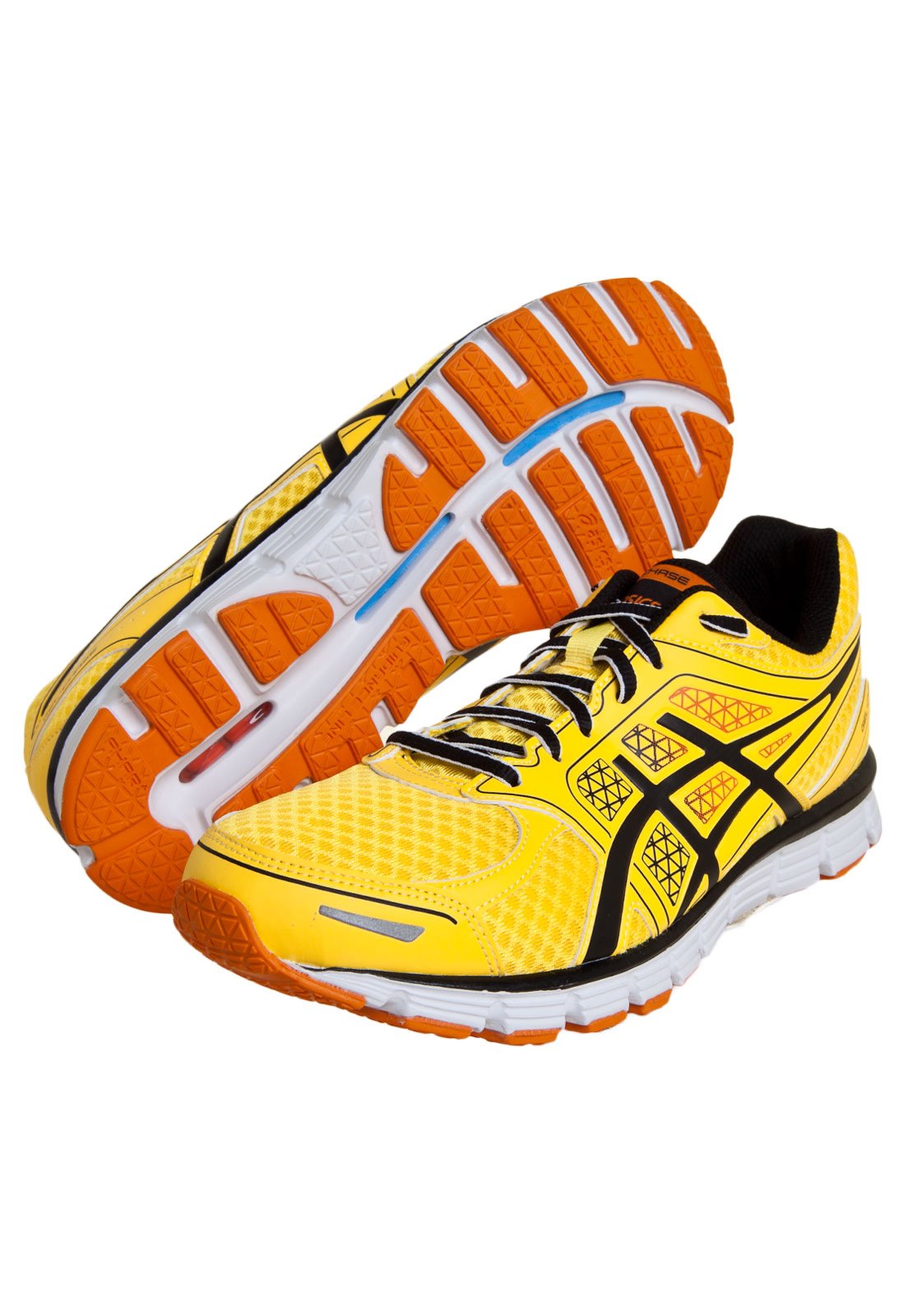 Tenis asics hot sale amarelo masculino