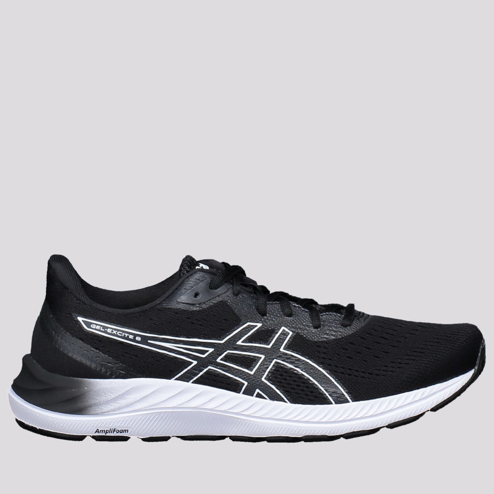 Asics gel hot sale preto e branco