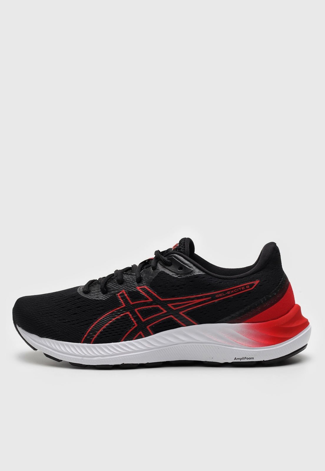 Tenis asics best sale preto e vermelho