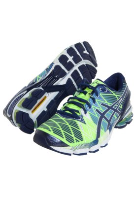 Asics kinsei 5 on sale preto e verde