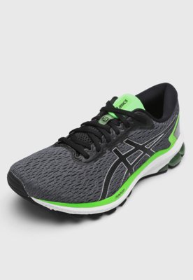 Tênis Asics Gt-1000 9 Cinza/Verde Menor preço em Tênis Asics Gt-1000 9 Cinza/Verde