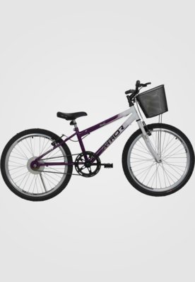Bicicleta Aro 24 Mtb Sem Marcha Model Feminina com Cestão Violeta Athor Bikes é boa?