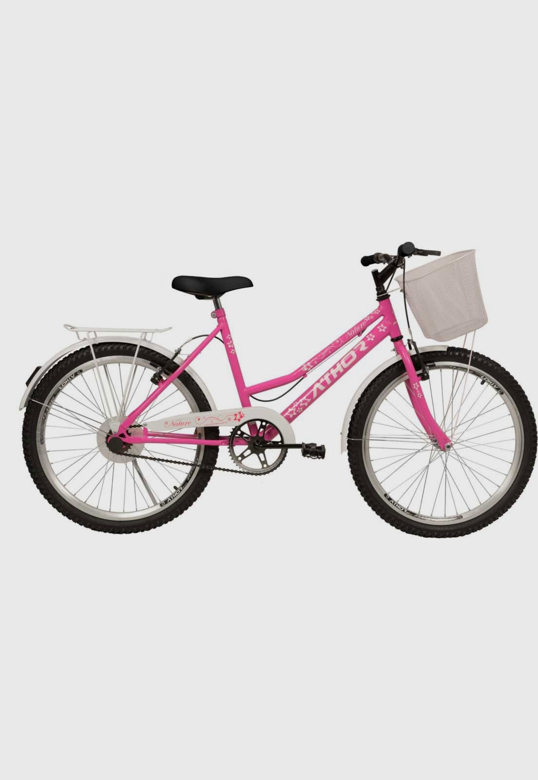 BICICLETA MOUNTAIN BIKE ARO 24 FEMININA - ROSA