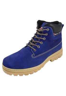 bota azul masculina