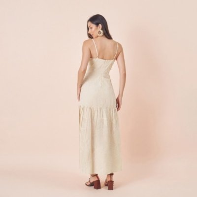 Vestido Auston Raegan Bege