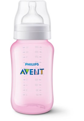 Mamadeira Clássica PP 330ml Rosa Menor preço em Mamadeira Clássica PP 330ml Rosa