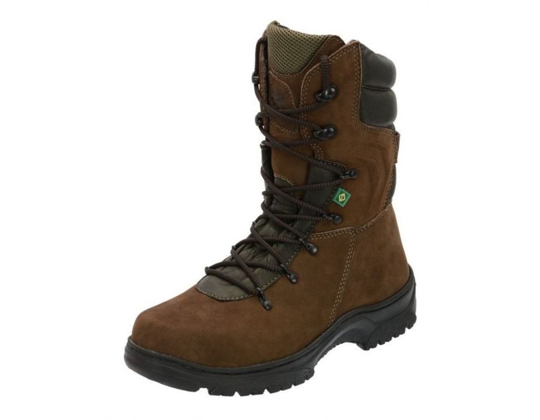 coturno militar marrom