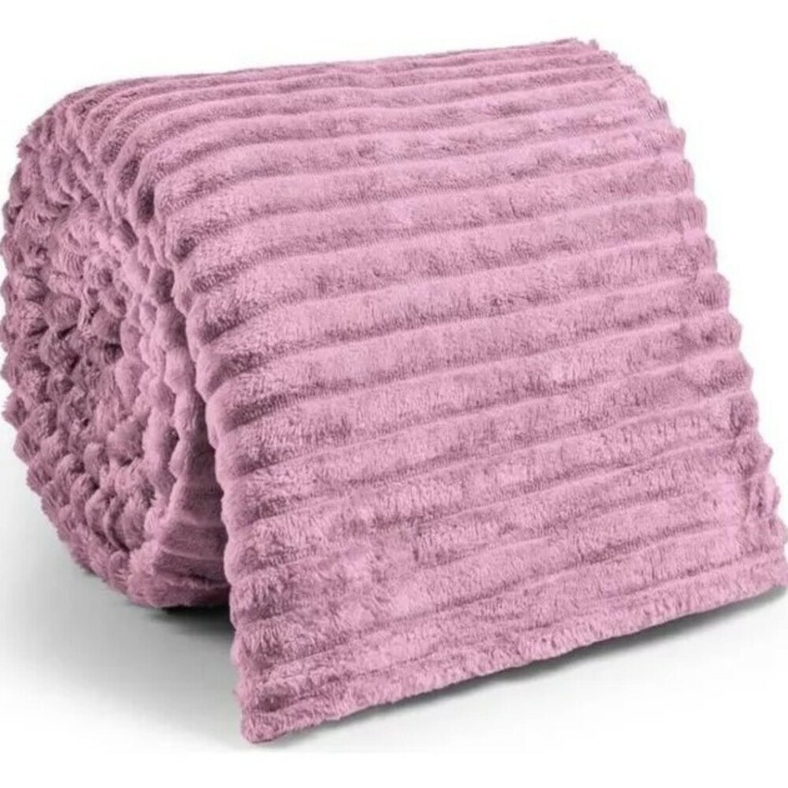 Mantinha Soft Fleece Premium Casal Padrão - Rosa - AMBORDADOS