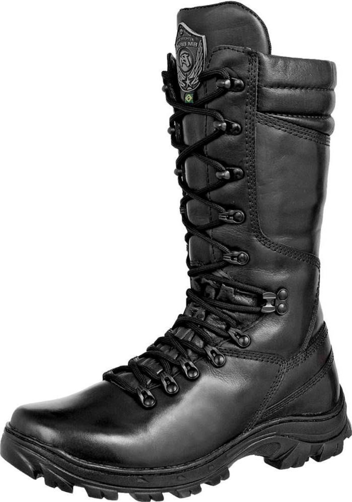 bota cano alto militar