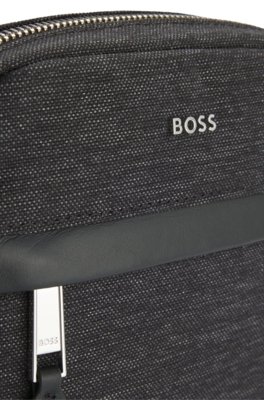 Bolsa Repórter Com Acabamentos Em Couro