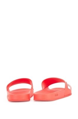 Chinelo Slide Com Logo Contrastante