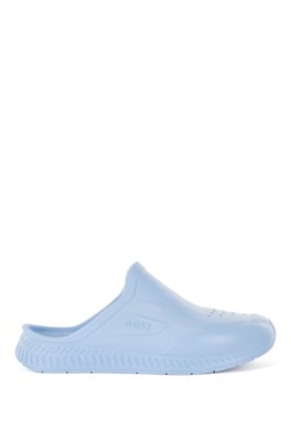 Chinelo Slide Emborrachado Com Logo Em Relevo
