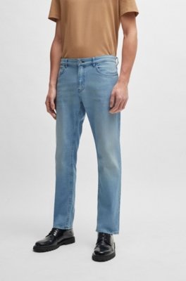 Jeans Slim Fit Em Denim Azul