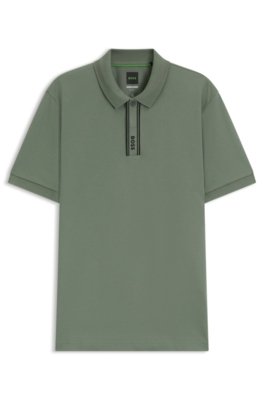 Polo Paddy Com Carcela Às Riscas E Logo
