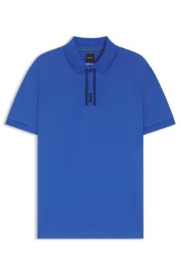 Polo Paddy Com Carcela Às Riscas E Logo
