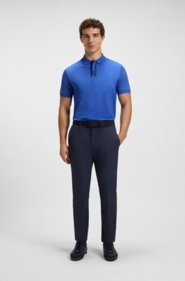 Polo Paddy Com Carcela Às Riscas E Logo