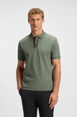 Polo Paddy Com Carcela Às Riscas E Logo