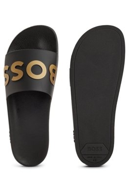 Slides Com Alça De Logo Em Contraste