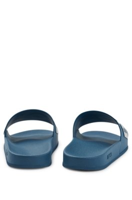 Slides De Fabricação Italiana Com Alça Com Logo Azul - 35