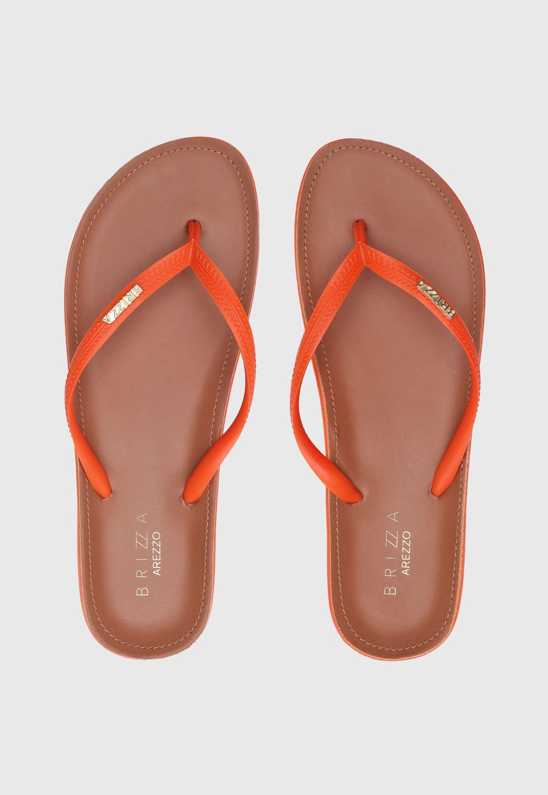 Chinelo BRIZZA Arezzo Dedo Laranja Compre Agora Dafiti Brasil