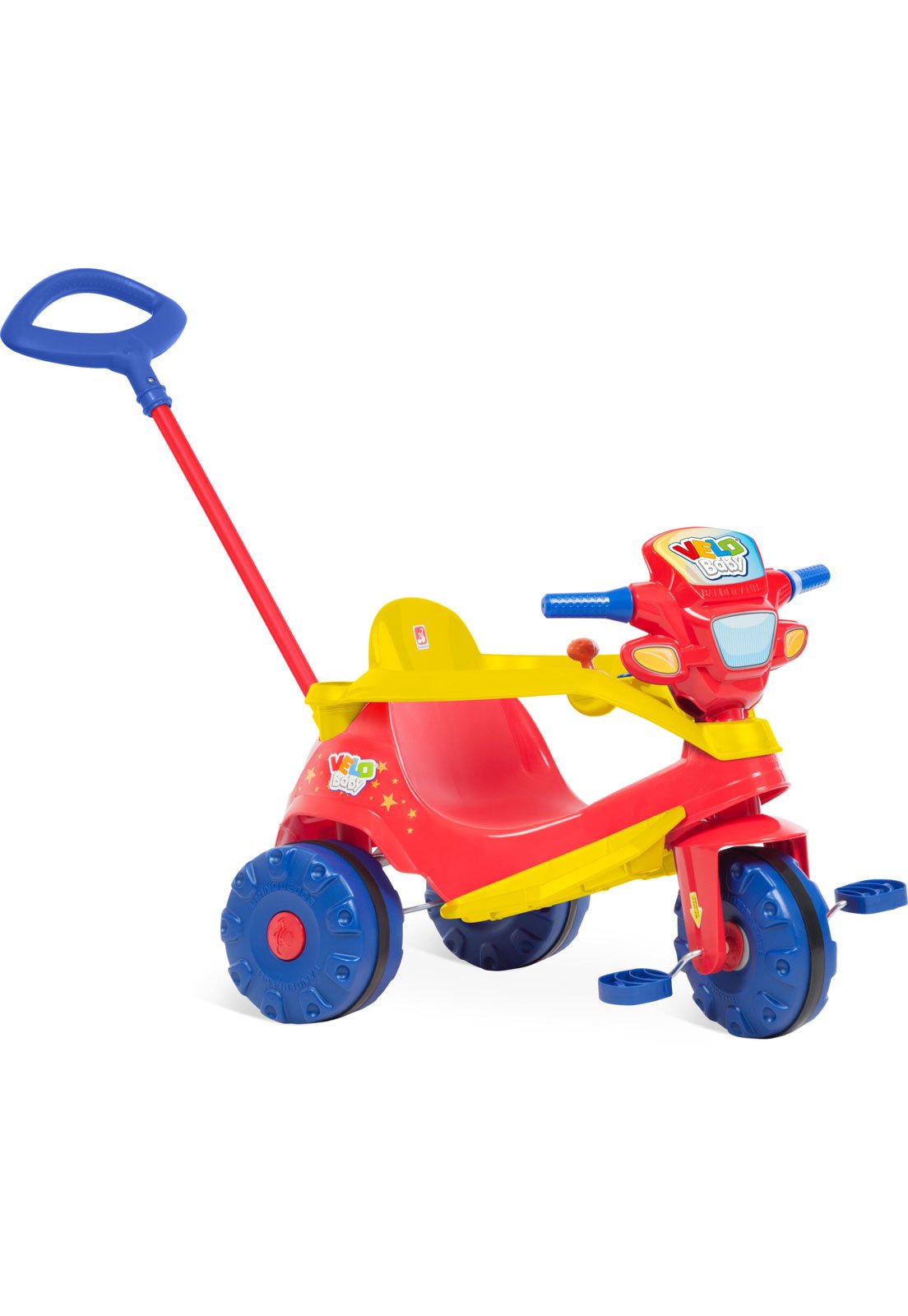 Motoca Triciclo Velobaby Passeio Com Pedal Para Menino