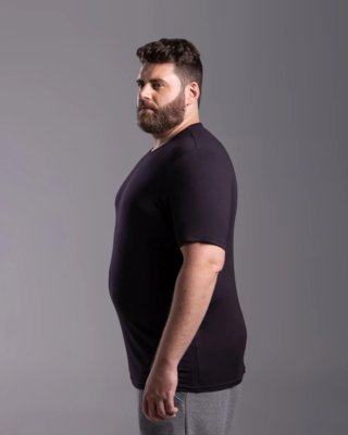 Tech T-Shirt Modal Plus Size Masculina Basicamente