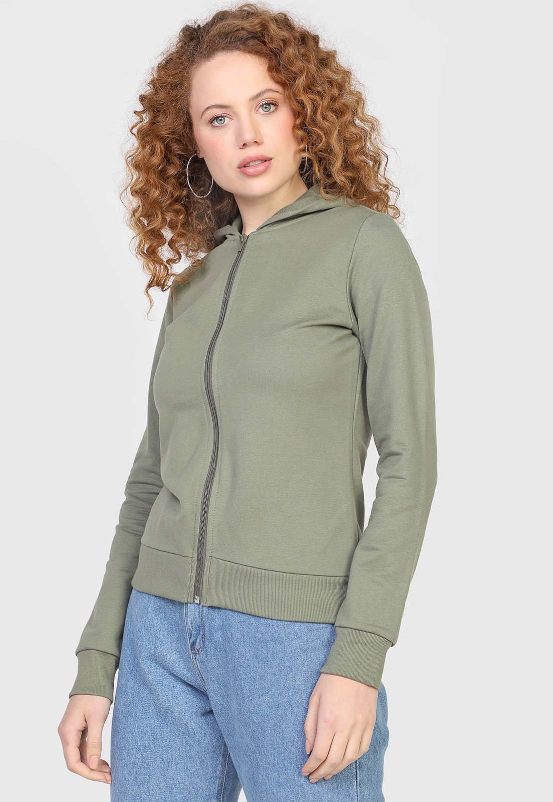 womens sage green moletom com capuz