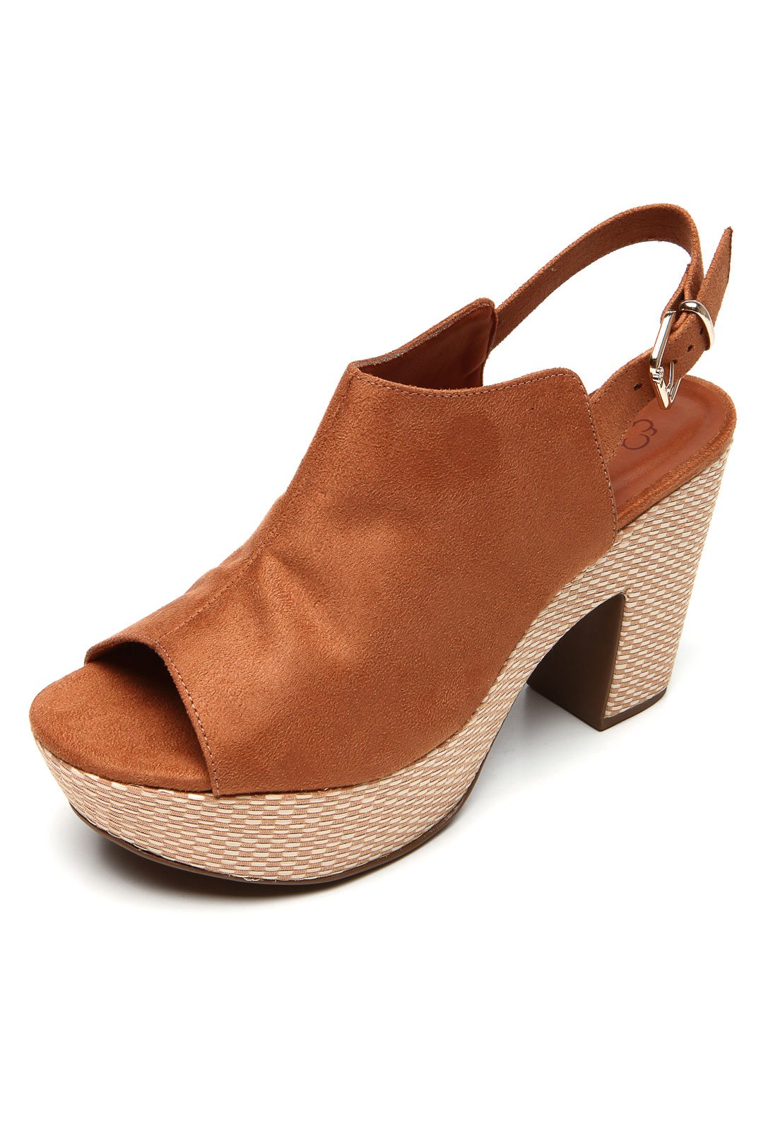 sandalia bebece plataforma
