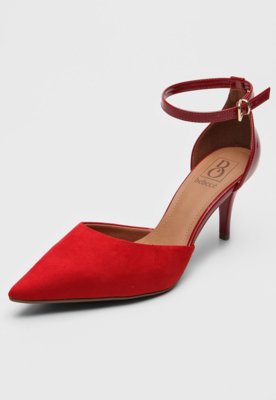 scarpin bebece vermelho