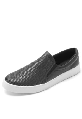 Slip On Bebece Tramado Preto Compre Agora Dafiti Brasil