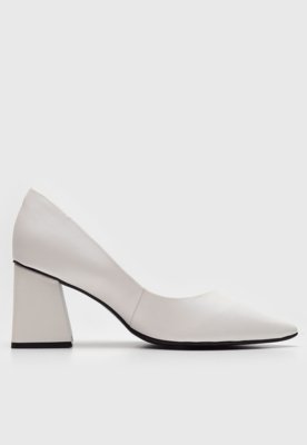 Scarpin Bebecê Liso Branco