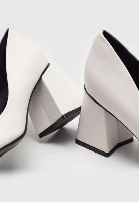 Scarpin Bebecê Liso Branco