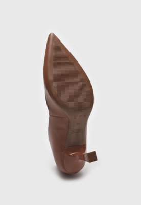 Scarpin Bebecê Liso Marrom